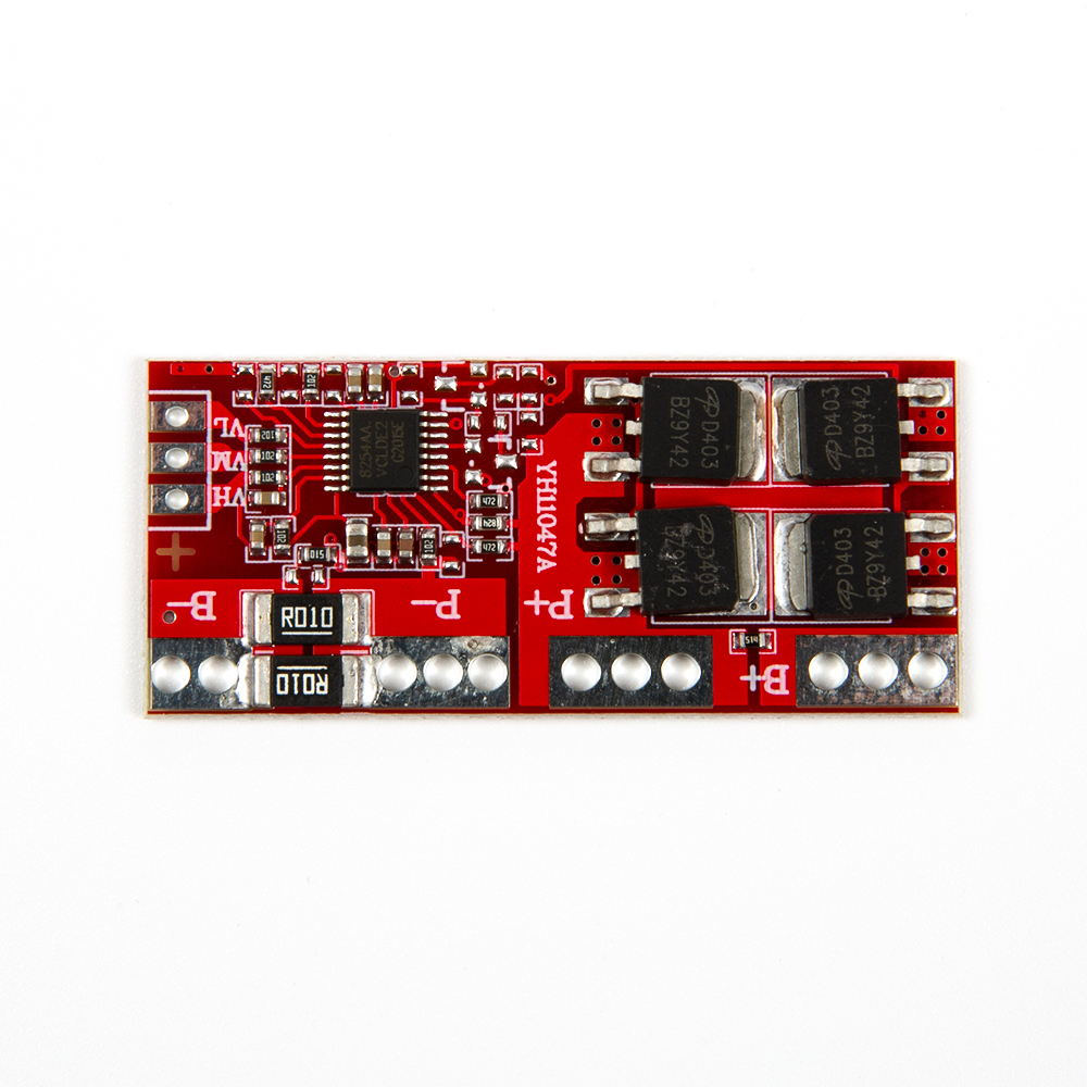 Плата защиты (BMS) для 4 аккумуляторов 18650, 14.8/16.8в 30А